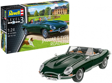 Model do sklejania REVELL Jaguar E-Type Roadster