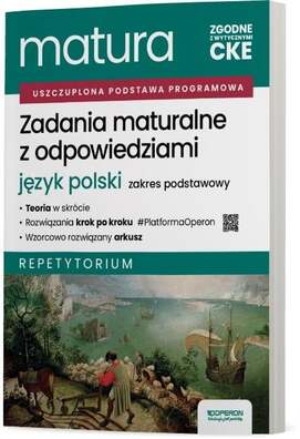 Matura 2026 Język polski Repetytorium podstawowy OPERON