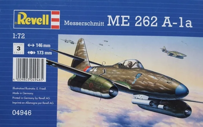 SAMOLOT 1/72 /04166/ ME 262 A-1A 72*