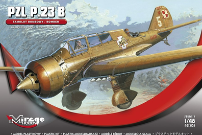 Mirage 481305 1/48 PZL-23B 'KARAŚ' Samolot Bombowy Kampania 1939