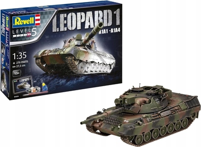 Model do sklejania Revell1 Leopard 1 A1A1-A1A4