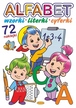Alfabet Wzorki literki cyferki + 72 naklejki PASJA 2024