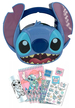 Zestaw kreatywny, pudełko Stitch 3D, kredki, naklejki, notes, pieczątki
