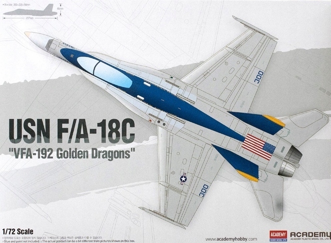Academy 12564 USN F/A-18C VFA-192 Golden Dragons (1)