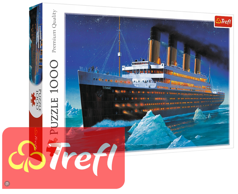 Puzzle Trefl statek Titanic 1000 elementów - Premium jakość (1)