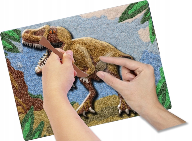 Trzy obrazki 3 D Dinozaury Stnux (2)