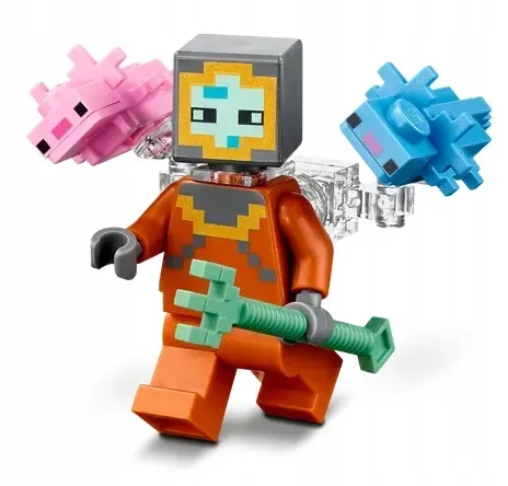 LEGO MINECRAFT 21180 Walka ze strażnikami klocki (6)