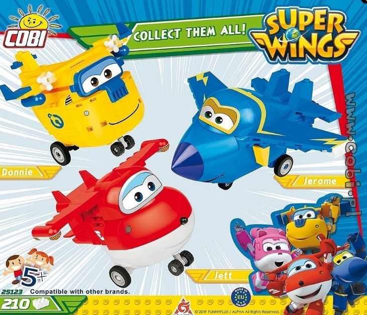 SUPER WINGS JEROME LOTEK 185 KLOCKÓW COBI (3)