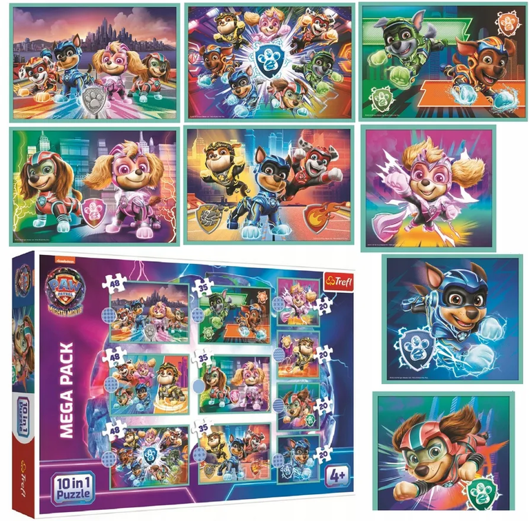 Puzzle 10w1 Wesoły dzień piesków TREFL 2024 (1)
