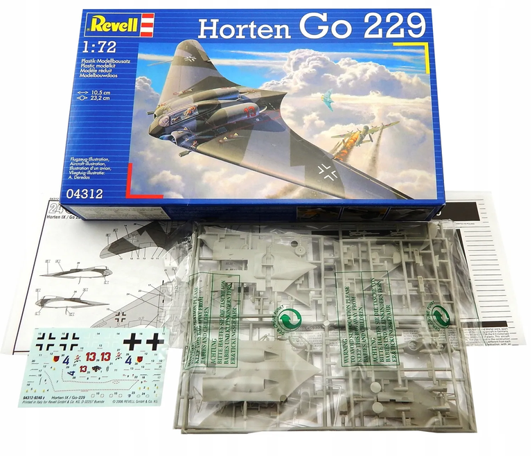 SAMOLOT 1/72 /04312/ HORTEN GO-229* (4)